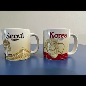 2009 Starbucks Korea/Seoul Collector series cup set